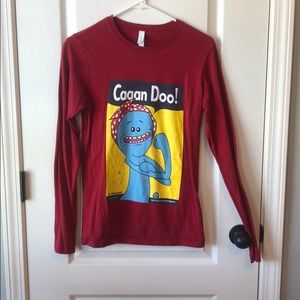 Mr Meeseeks Rosie the Riveter Long Sleeve T-shirt
